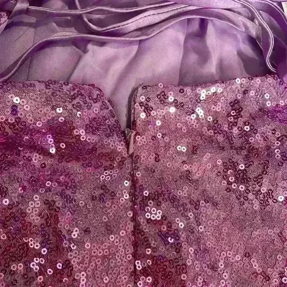 Purple Sparkly Dress - Picture 8 of 8